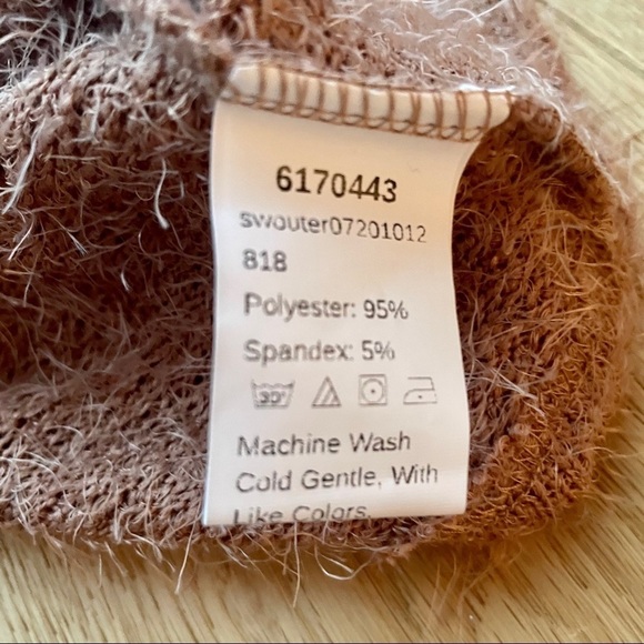 NEW SHEIN FUZZY DROP SHOULDER  CARDIGAN - S - Picture 16 of 16